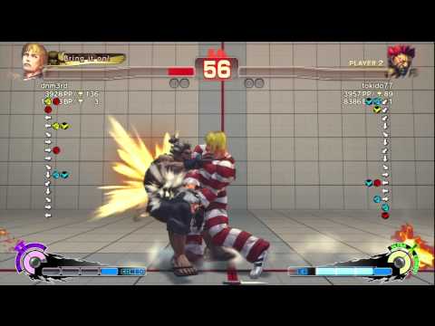Super Street Fighter IV AE - dnm3rd (Cody) Vs Tokido (Akuma)