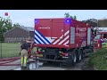 Brand veroorzaakt grote schade aan dak woning in Zeewolde