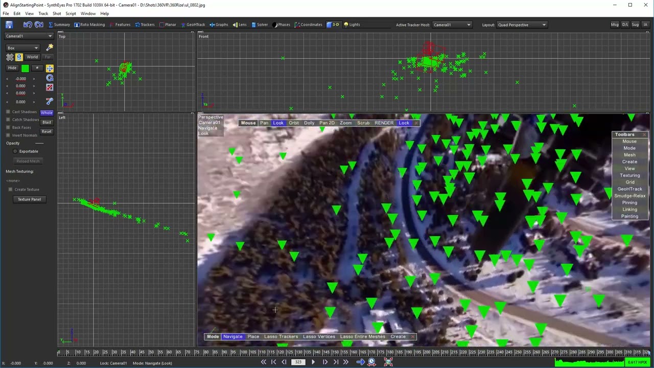 360 VR Alignment to the Perspective View's Horizon Line with SynthEyes ...
