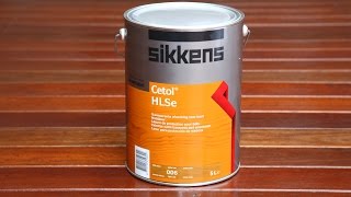 How to Coat a Deck with Sikkens Cetol HLSe