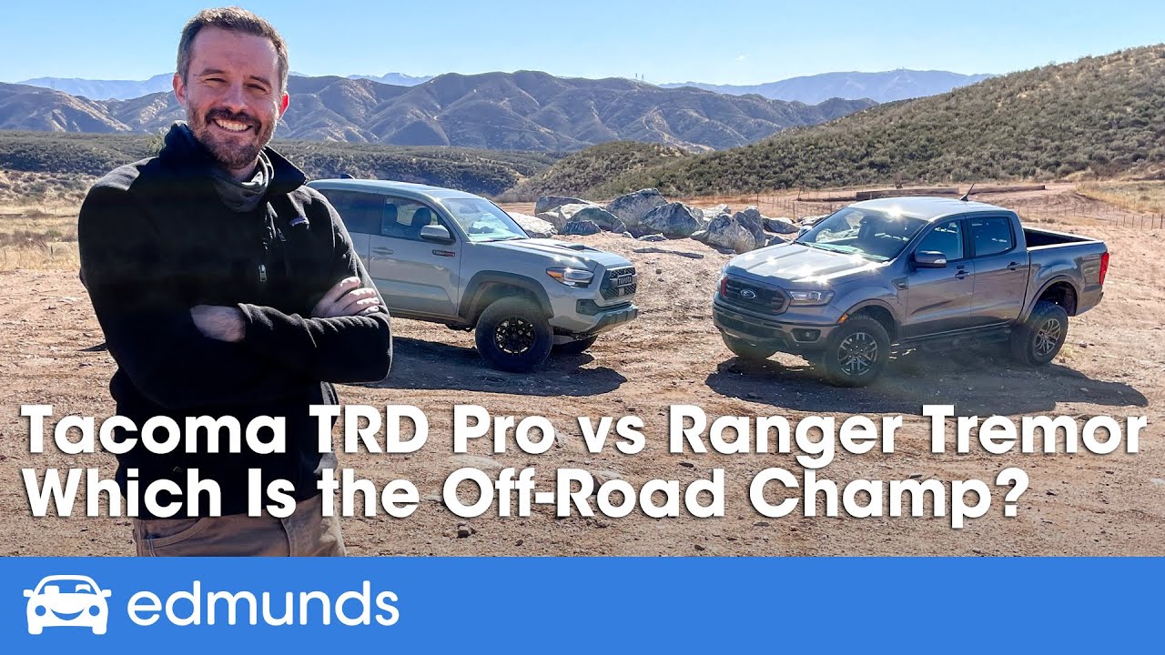 Ford Ranger Tremor vs. Toyota Tacoma TRD Pro: Off-Road Truck Throwdown |  Edmunds