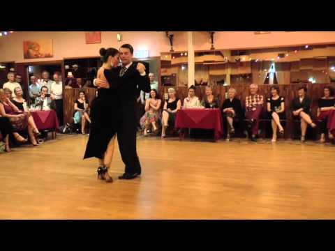  Vaggelis Hatzopoulos  and  Marianna Koutandou  are  dancing  to  "  La Milonga De Buenos Aires  "  by  Francisco Canaro