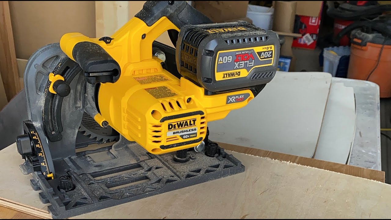 Watch video Dewalt Track Saw Review and Use Now Dewalt Track Saw Review and Use