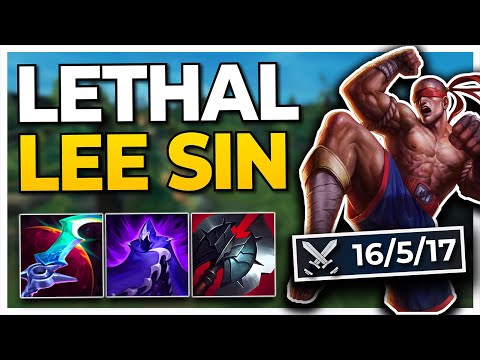 When 1 MILLION MASTERY Lee Sin goes LETHALITY in HIGH ELO