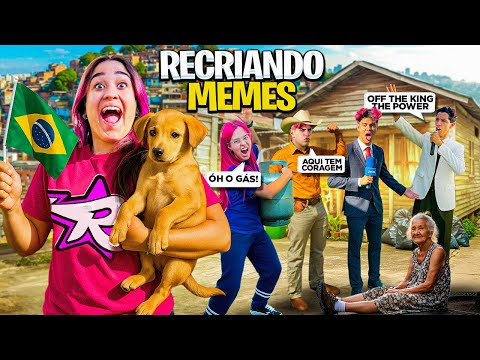 RECRIAMOS OS MEMES MAIS FAMOSOS DO BRASIL *Tente não rir