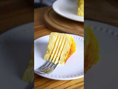 材料3つ！トースターでバスクチーズケーキ作り方！#簡単レシピ