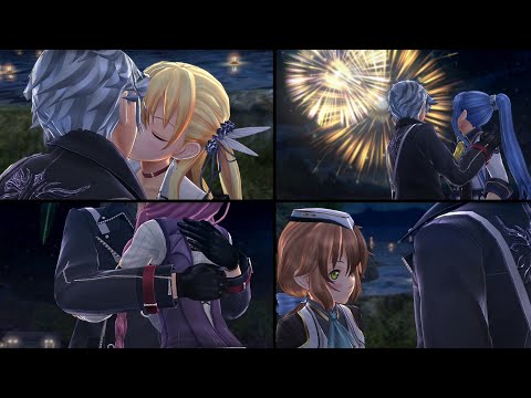 All Final Romance Scenes Cold Steel 4 English!