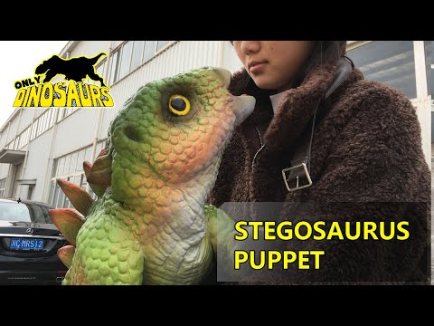 Hand Control Baby Stegosaurus Puppet