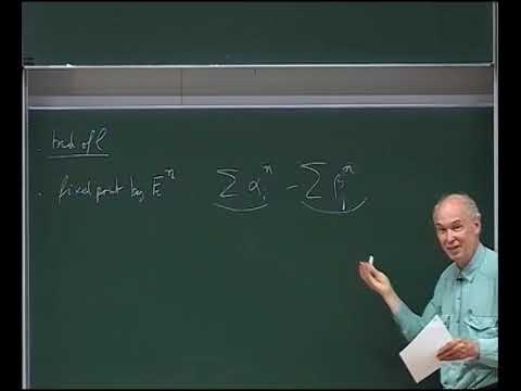 Prof. Pierre Deligne | Counting l-adic representations, in the function field case