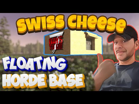 Is a Floating Horde Base Feasible? Epic Failure and Fight! ~ The Swiss Cheese base ~