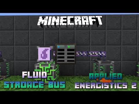 Fluid Storage Bus 📀 Minecraft Applied Energistics Tutorial 1.16.5 📀 English 📀 #Minecraft