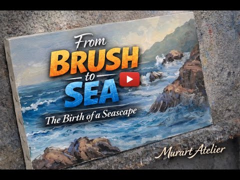 From Brush to Sea: The Birth of a Seascape | Murart Atelier