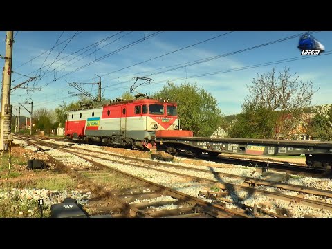 Tren CFR MARFĂ Cargo Train in Gara Beclean pe Someș Station - 10 Aprilie 2024