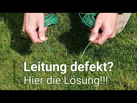 Find and repair defective cable on robotic lawnmowers
