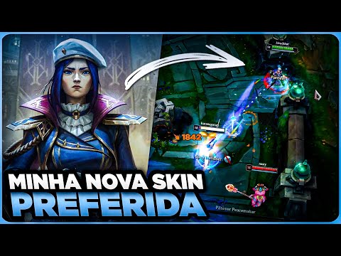 A NOVA SKIN DA CAITLYN ARCANE DÁ MAIS DANO? | MONO CAITLYN GAMEPLAY