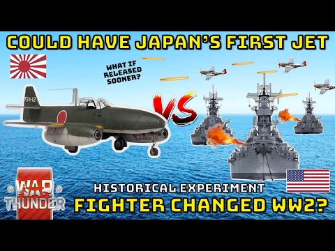 JAPAN’S FIRST JET FIGHTER VS USA PACIFIC COMBAT - Could It Have Changed History If Released Sooner?