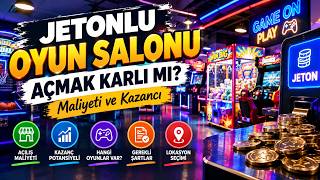 Jetonlu Oyun Salonu Açmak: Kurulum Maliyeti, Gerekli Makineler ve Gerçekçi Kazan