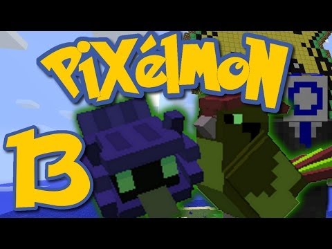 Pixelmon Ep. 13 - DOUBLE GREEN BOSSES! (Minecraft Pokemon Mod)