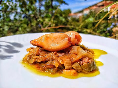 RECETA FACIL Chipirones encebollados