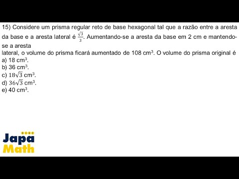 Prova Resolvida EsPCEx (2013 - 2014) - Geometria Espacial