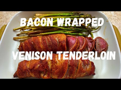 Bacon Wrapped Deer Tenderloin on a Traeger Grill |...