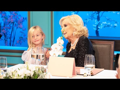 Matilda, Luciana Salazar's daughter, won Mirtha Legrand over with a very special gift.