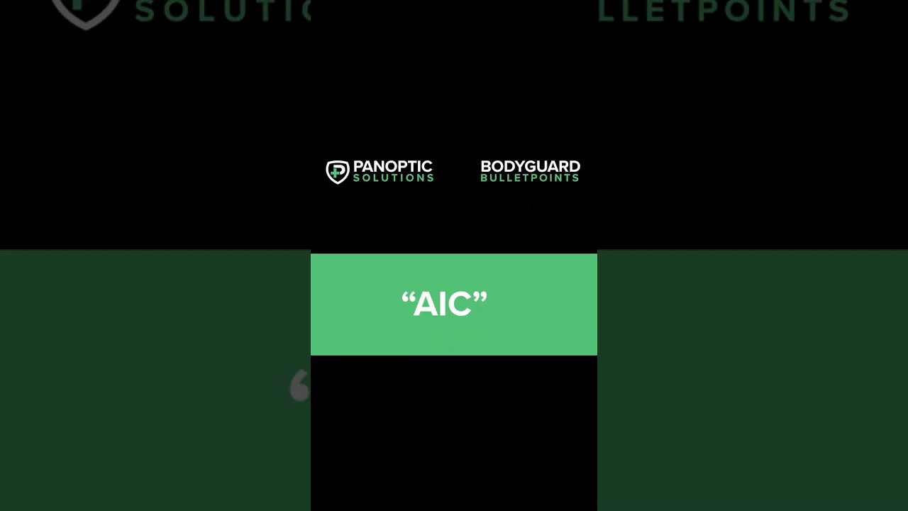 Bodyguard Bulletpoints Episode 09: What is AIC?