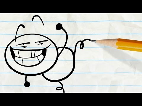 Pencilmate Gets Bouncy Legs! -in- "Spring It On" Pencilmation Cartoons