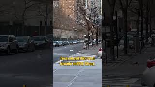 Trash Tornado on 69th Street in NY #shorts #newyork 🌪️🗽