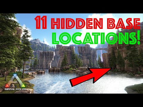 ARK RAGNAROK - 11 HIDDEN BASE LOCATIONS FOR SOLO/DUO ARK: SURVIVAL EVOLVED
