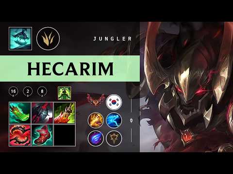Hecarim Jungle vs Nunu & Willump - KR Grandmaster Patch 26.04