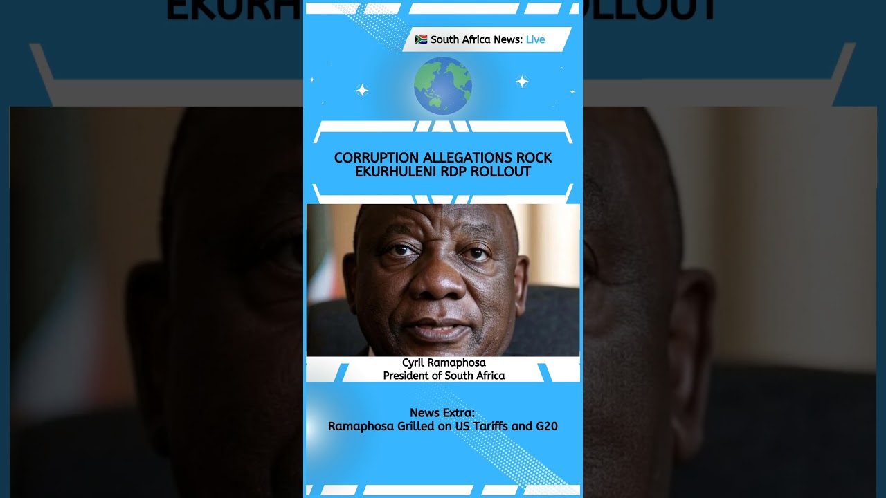 Corruption Allegations Rock Ekurhuleni RDP Rollout