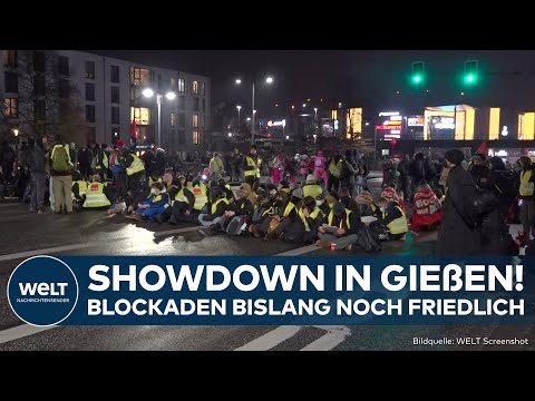 GIEßEN: Ruhe vor dem Sturm? Demonstranten blockieren Neugründung von AfD-Jugend mit allen Mitteln