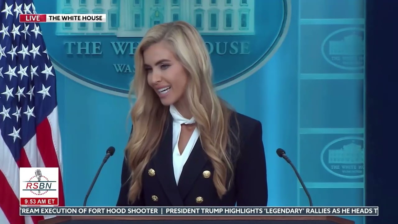 FULL EVENT: Katie Zacharia Holds First Press Briefing as New White House Press Sec. - 10/13/26