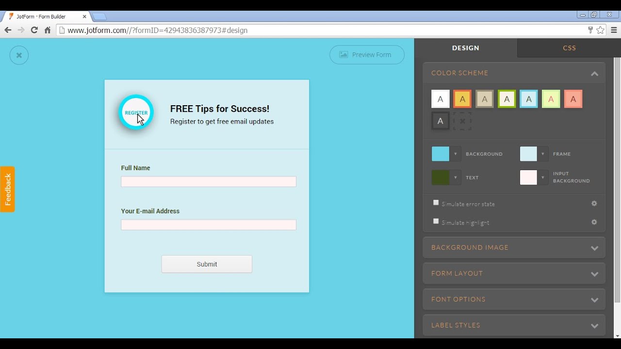 Introducing JotForm Form Designer