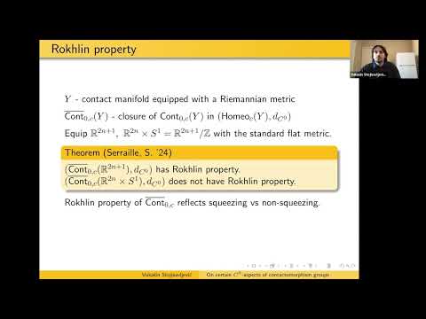 On certain C0-aspects of contactomorphism groups - Vukašin Stojisavljević