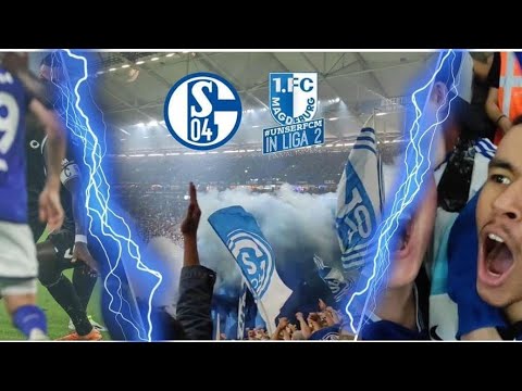 🔥es ESKALIERT komplett!🔥I FC Schalke vs FC Magdeburg Stadion Vlog😤