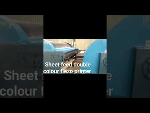 Corrugated  paper Sheet Fed Flexo Printing Machine