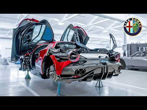 Inside Alfa Romeo 33 Stradale workshop