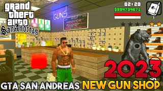 Gta san Andreas New gun shop Location || Gta sa Android secret location 2023