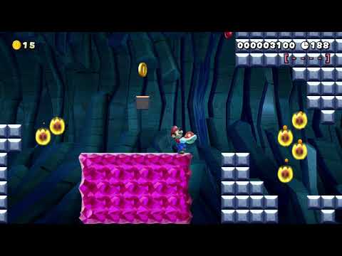 1-2 Hot Crumble Cavern by ???? 🍄 Super Mario Maker 2 #akc