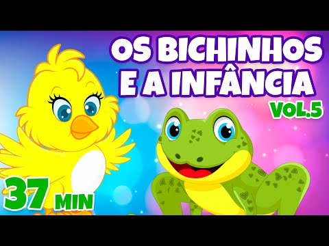 Os Bichinhos e a Infância Vol. 5 - Giramille 37 min | Desenho Animado Musical