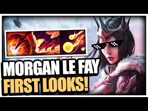 FIRST LOOKS AT MORGAN LE FAY! INSANE DAMAGE! - Joust - Smite