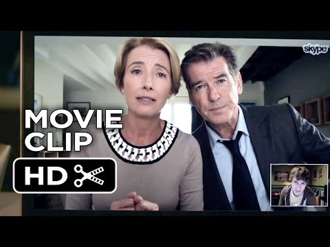 The Love Punch Movie CLIP - Skype (2014) - Pierce Brosnan, Emma Thompson Comedy HD