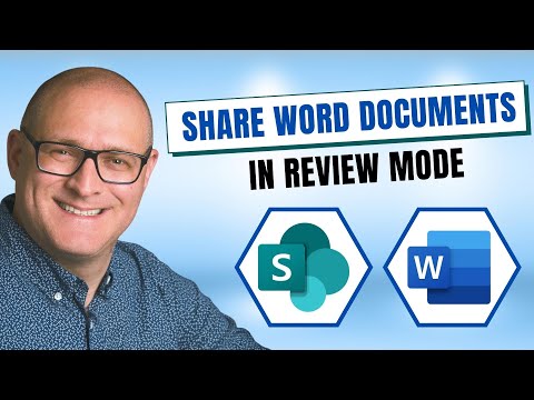 How to share Word documents from SharePoint and OneDrive in the Review mode.