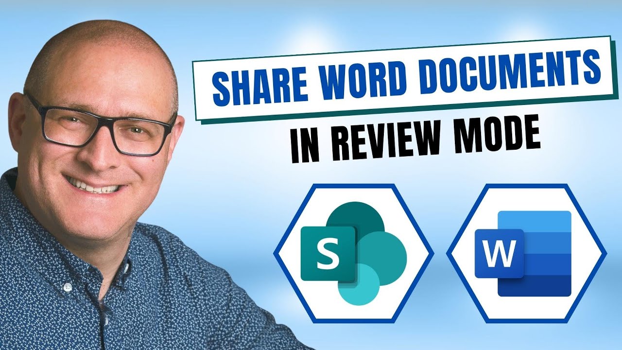 How to share Word documents from SharePoint and OneDrive in the Review mode.