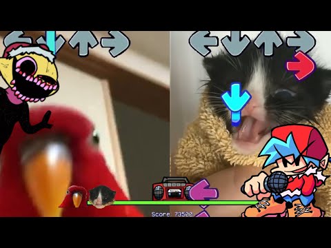 VS Lemon Demon BUT ITS GUMI VS TOWEL KITTEN FNF Winter Horror Land - Friday Night Funkin