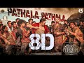 VIKRAM – Pathala Pathala (8D AUDIO) | Kamal Haasan | Vijay Sethupathi | Lokesh Kanagaraj | Anirudh