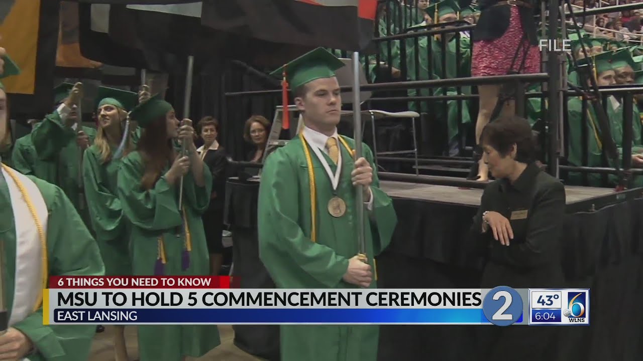 MSU to Hold 5 Commencement Ceremonies