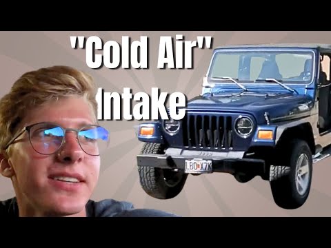 Cold Air Intake on Jeep Wrangler TJ! - Sounds and ride along